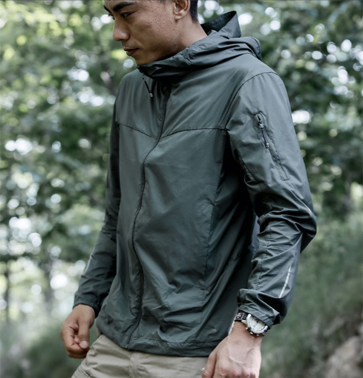 Windproof Jacket Softshell - FSTAR-Vêtements de protection solaire respirants pour