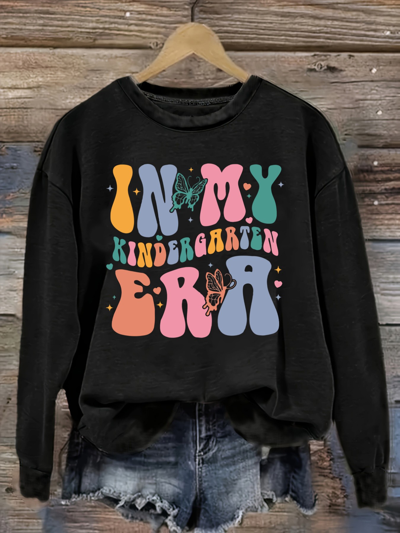 Winter Clothing Kindergarten - T-shirt décontracté à manches longues et