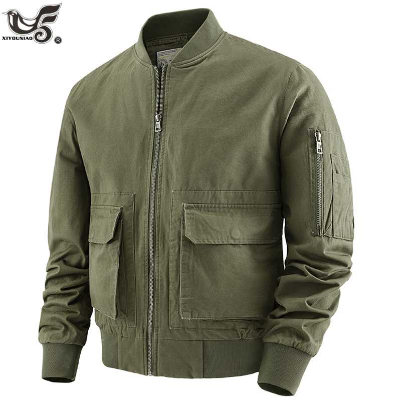 Quality Winter Clothing Bomber Jacket - Veste d'hiver pour homme en coton