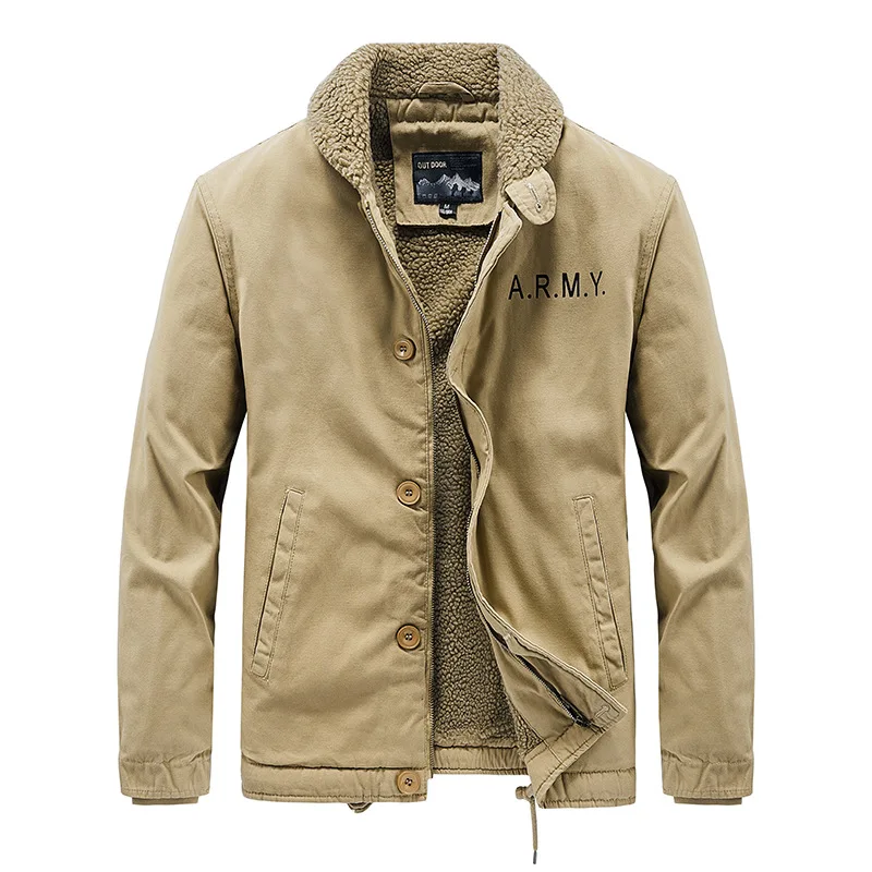 Quality Winter Clothing Bomber Jacket - Nouveaux hommes d'hiver Bomber vestes polaire