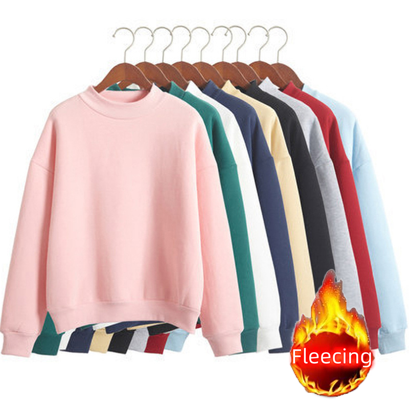 Winter Clothing Trends For Women - Sweat-shirt à manches longues et col