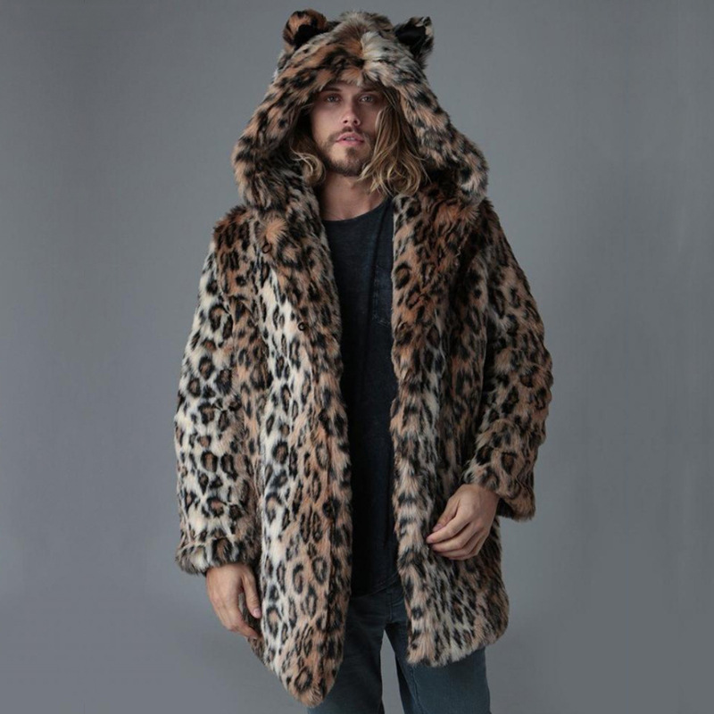 Winter Clothing Clearance - Hommes fausse fourrure veste hiver manteau