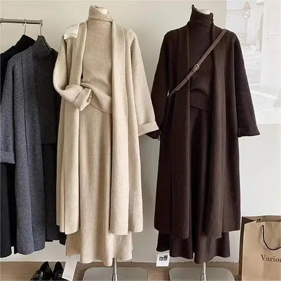 Winter Clothing Sale - Ensemble trois pièces pour femmes, pull