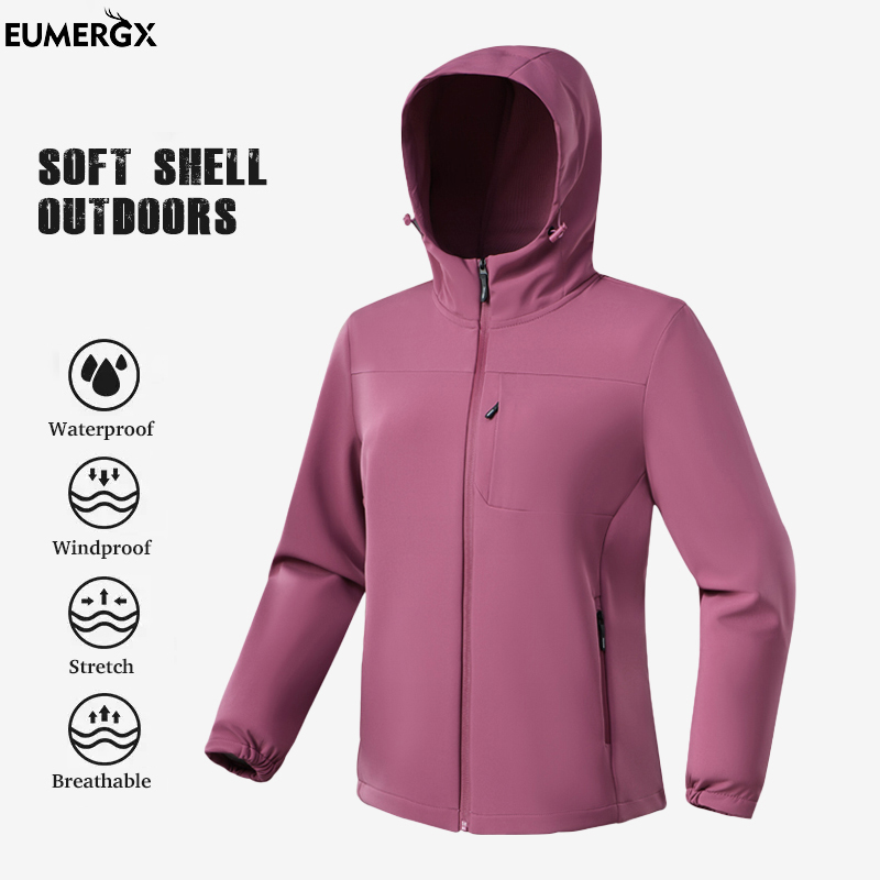 Windproof Jacket Softshell - EUMERGX – vestes d'hiver en Softshell