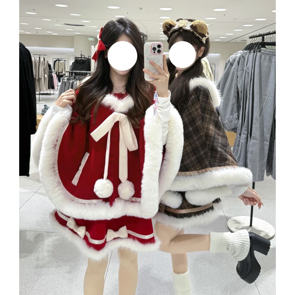Winter Clothing Types - Ensemble jupe japonaise douce et mignonne