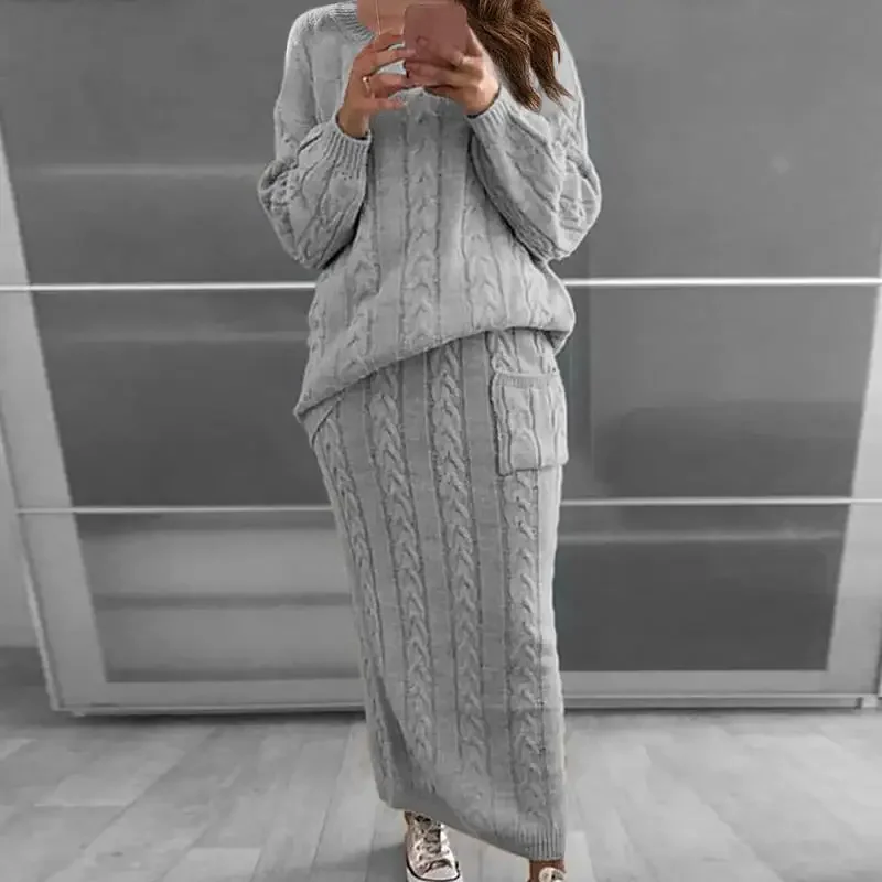 Winter Clothing Sale - Pull femmes ensemble automne et hiver
