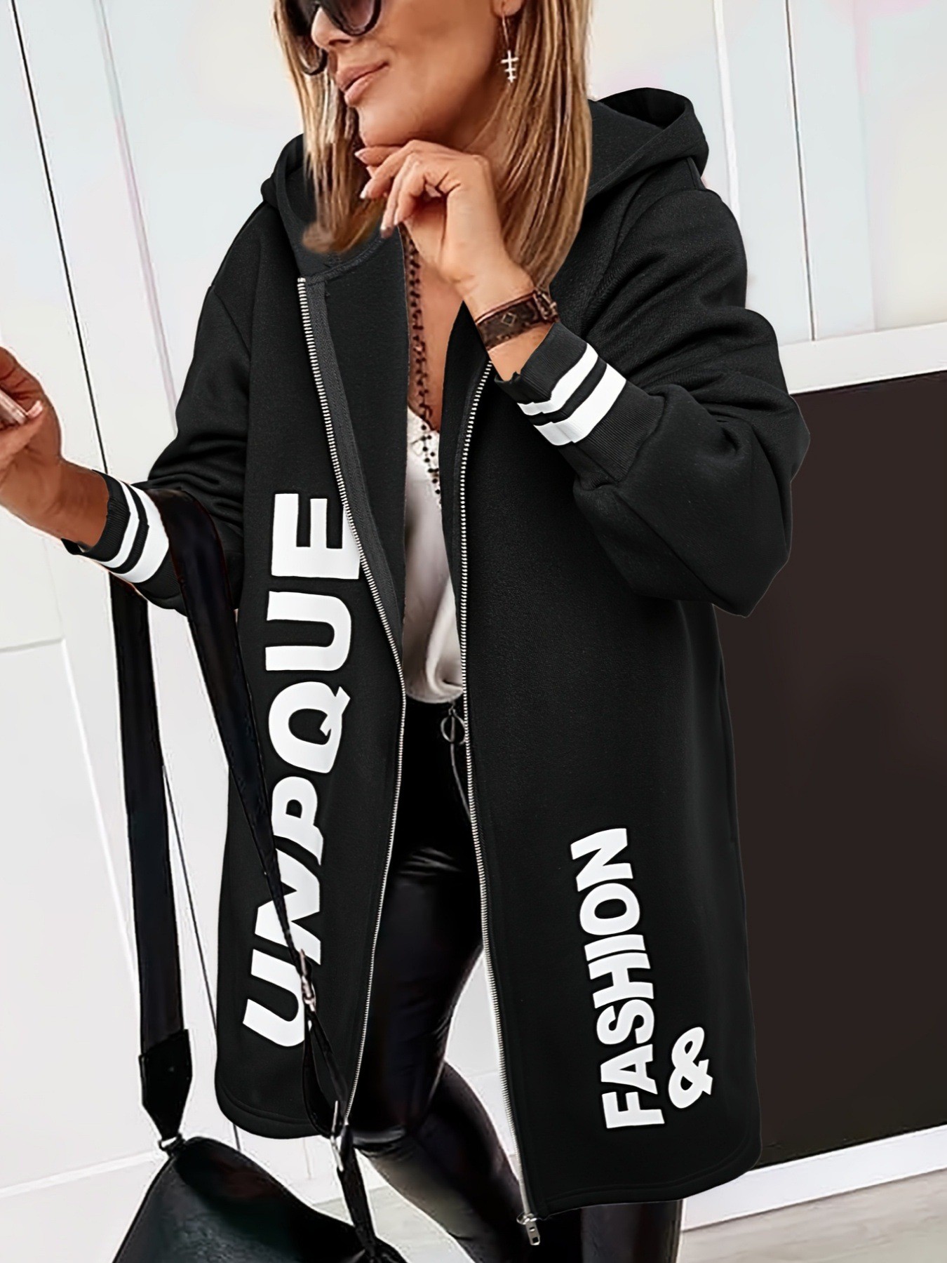 Winter Clothing Types - Vêtements pour femmes automne-hiver, sweat-shirt élégant