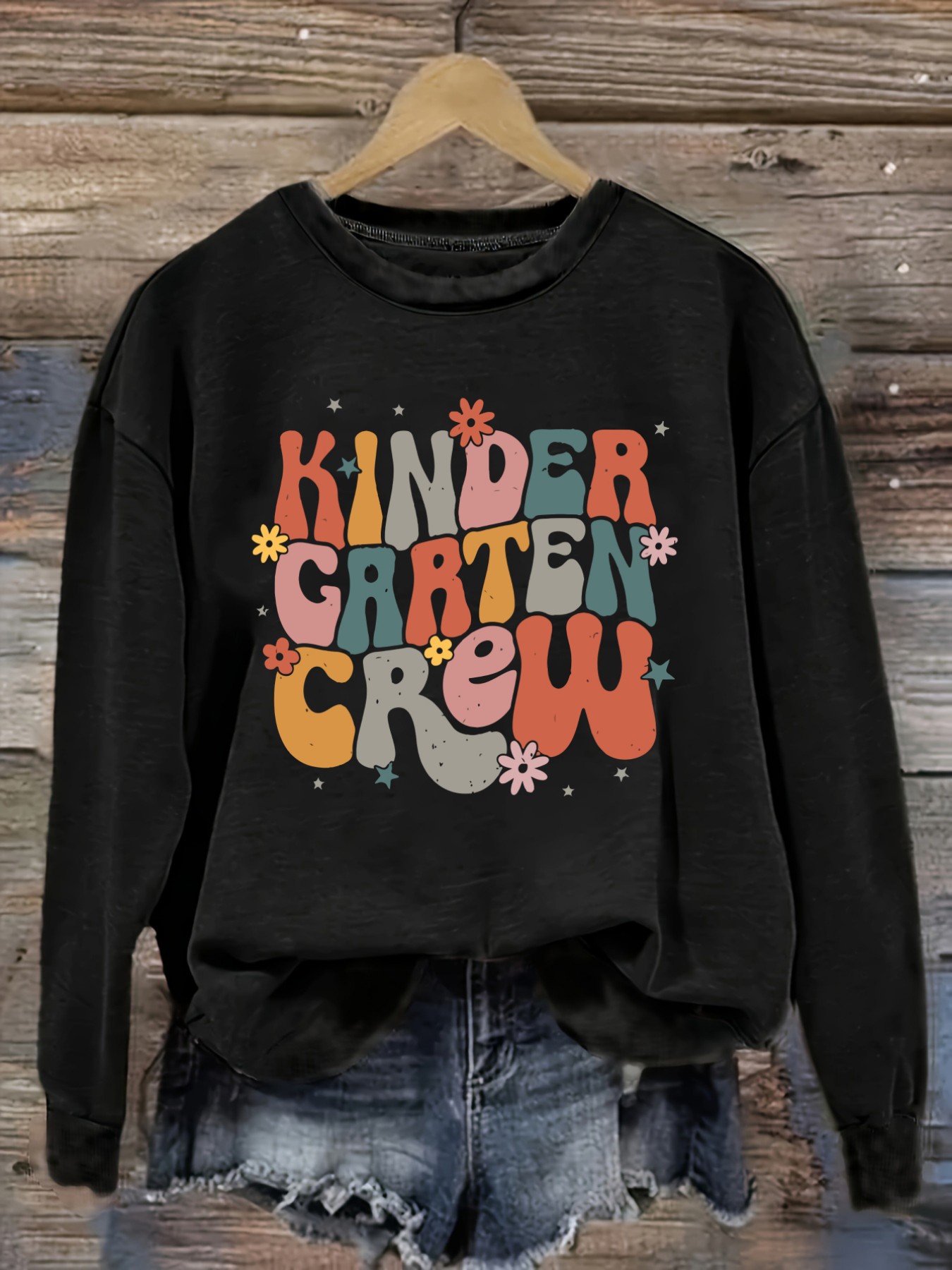 Winter Clothing Kindergarten - T-shirt décontracté à manches longues et