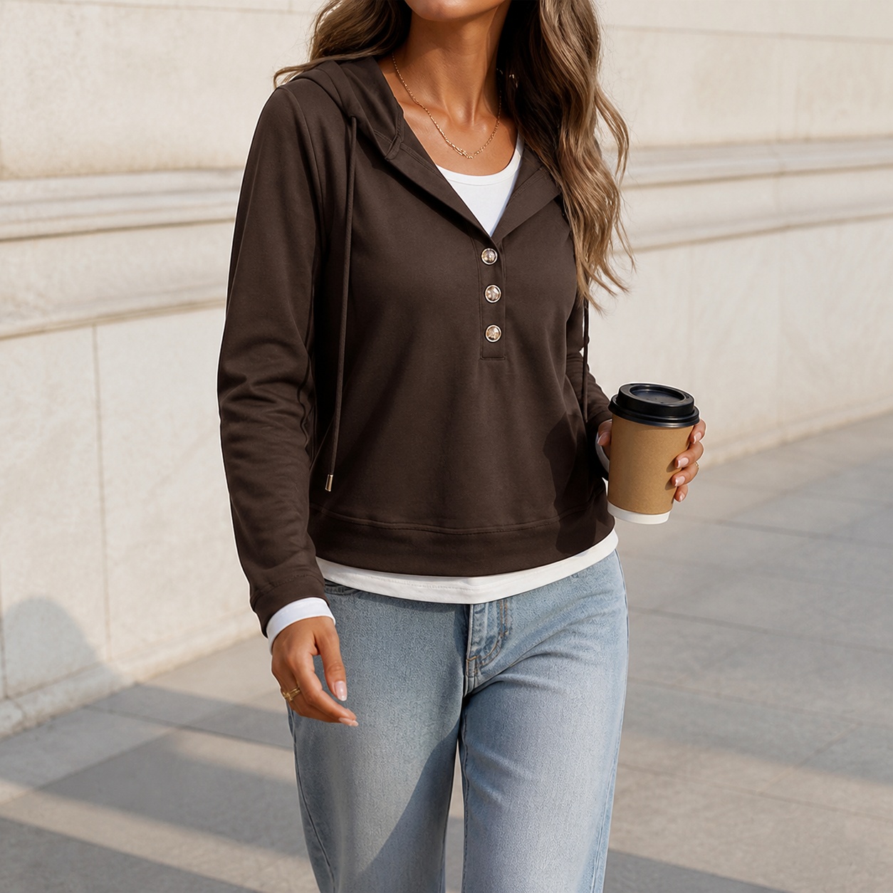 Winter Clothing Types - Vêtements d'hiver pour femmes, sweat-shirt léger