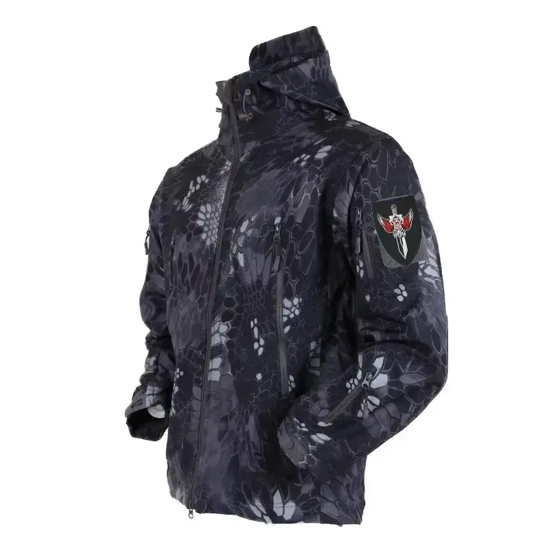 Windproof Jacket Softshell - Assaut à coque souple de camouflage