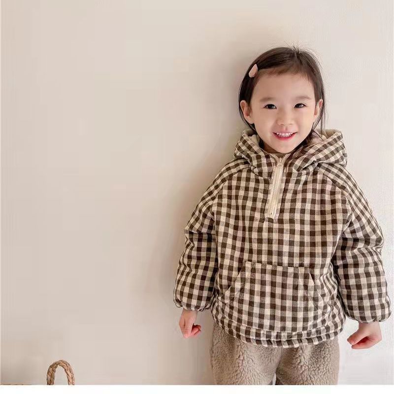 Veste à carreaux pour enfants, - Winter Clothing Baby Boy avis et prix