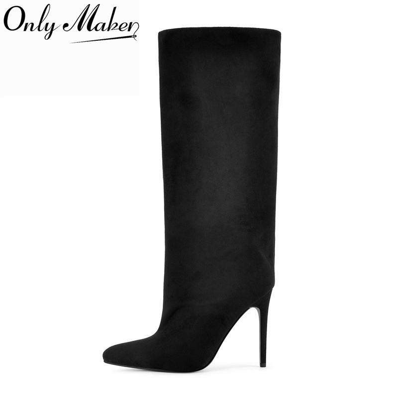 Onlymaker Bottes noires en fau - Winter Clothing For Woman avis et prix