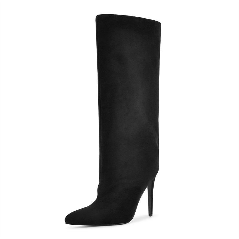 Onlymaker Bottes noires en fau - Winter Clothing For Woman avis et prix