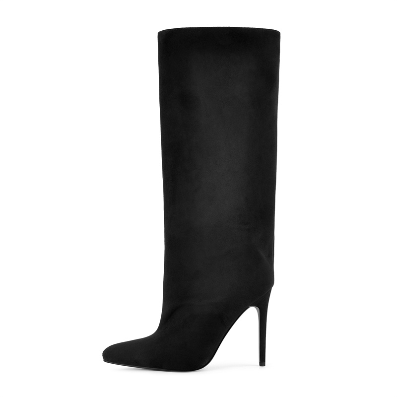 Onlymaker Bottes noires en fau - Winter Clothing For Woman avis et prix