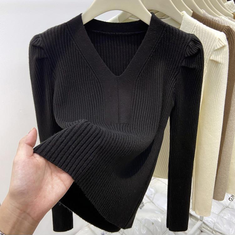 Élégant col en V hiver basique - Winter Clothing Clearance avis et prix