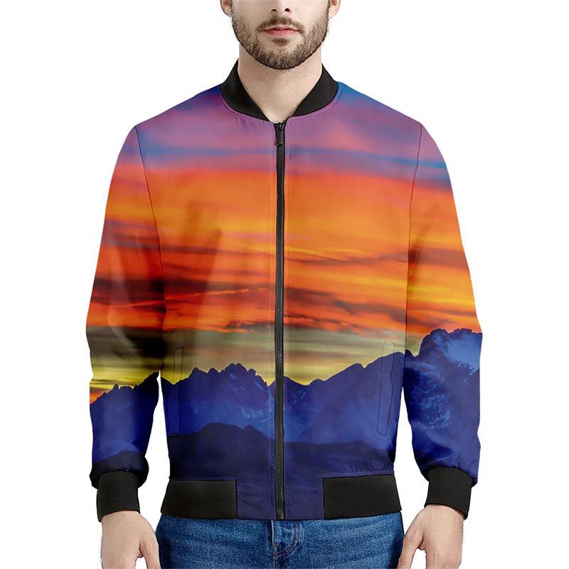 Blouson aviateur imprimé 3D Mo - Quality Winter Clothing Bomber Jacket avis et prix