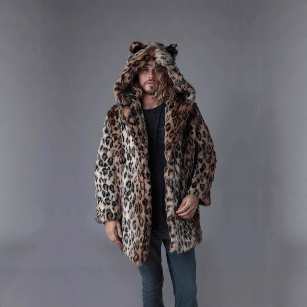Hommes fausse fourrure veste h - Winter Clothing Clearance avis et prix