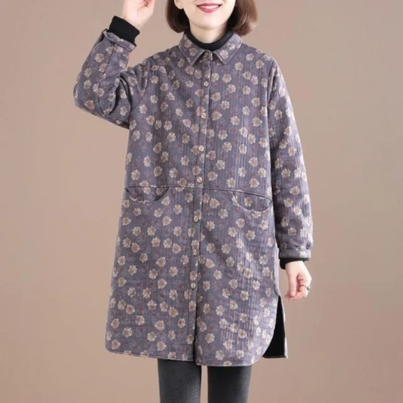 Veste à imprimé floral vintage - Winter Clothing Trends For Women avis et prix