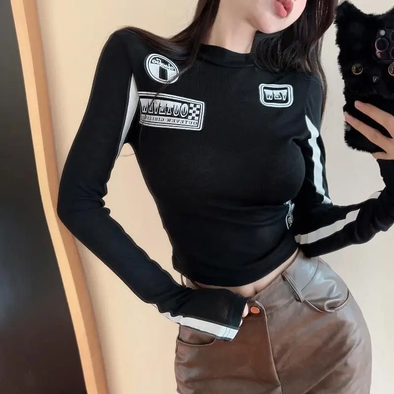 T-shirt Slim à Manches sulfpou - Winter Clothing Trends For Women avis et prix