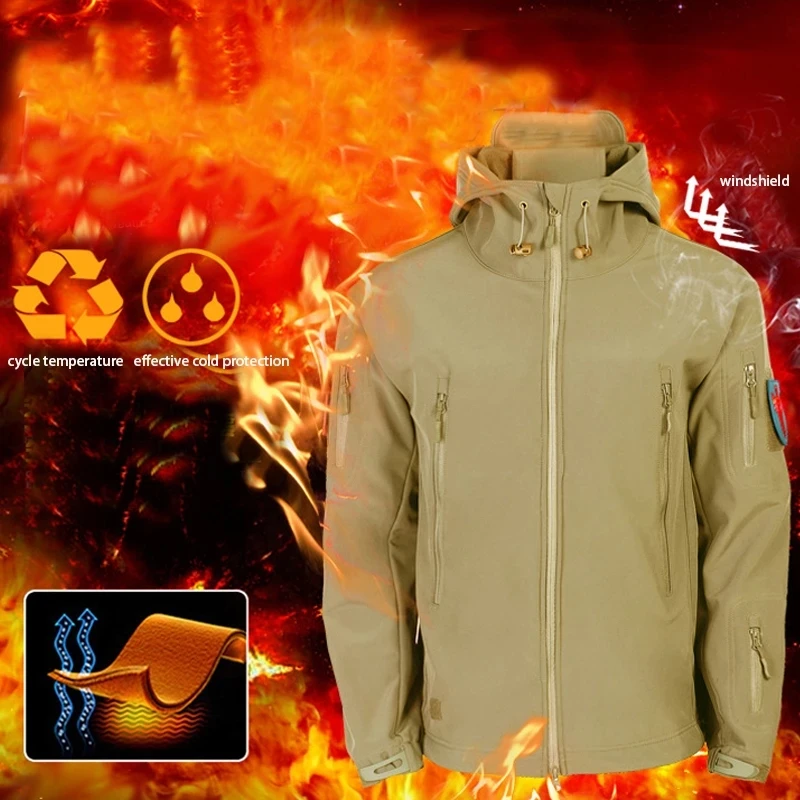 Veste d'hiver en polaire à coq - Windproof Jacket Softshell avis et prix