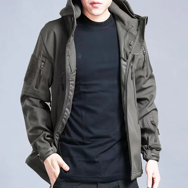 Veste d'hiver en polaire à coq - Windproof Jacket Softshell avis et prix