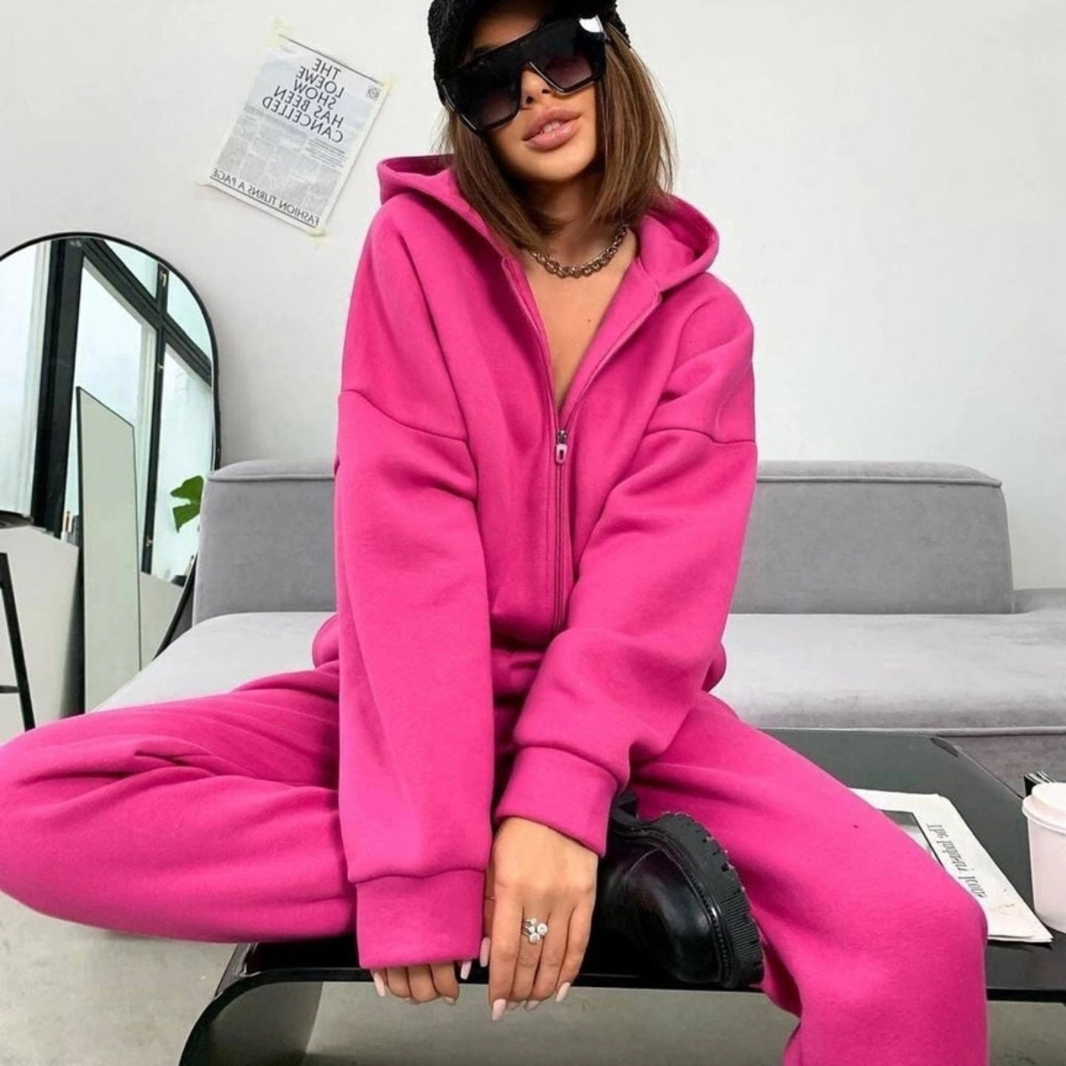 Survêtement à capuche zippé po - Winter Clothing Sale avis et prix