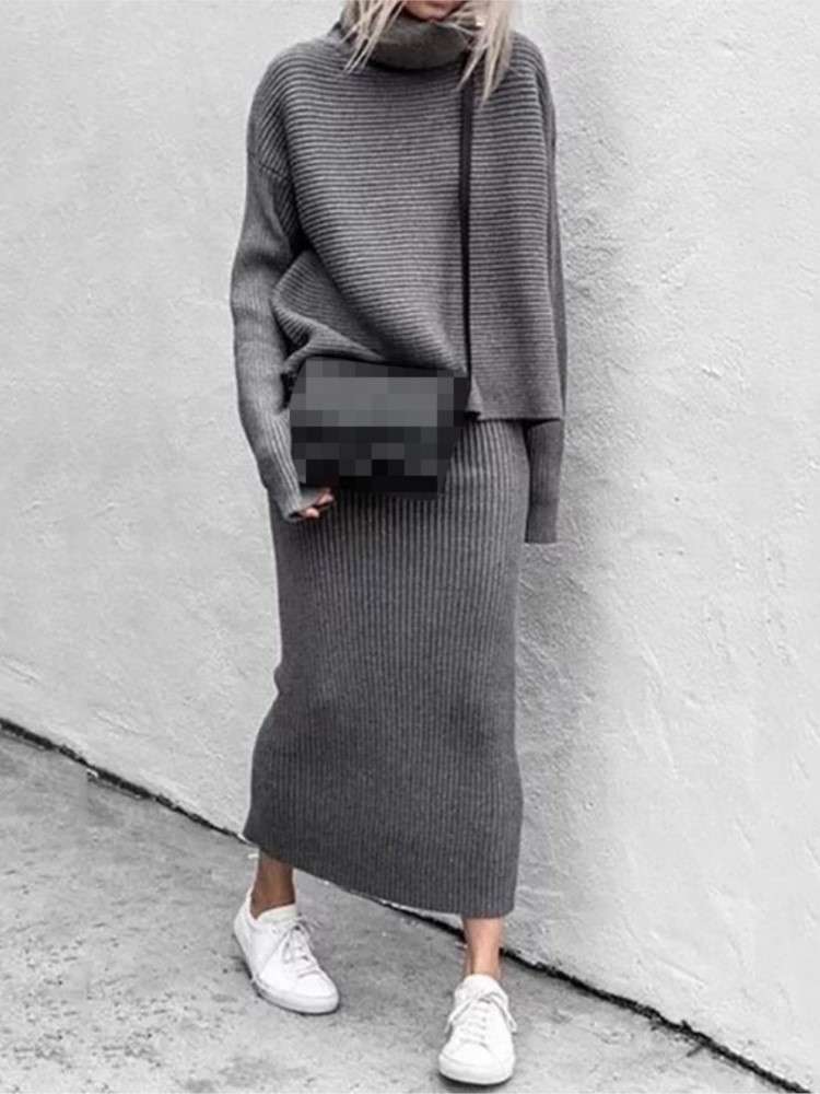 Nouvel ensemble jupe mi-longue - Winter Clothing Sales avis et prix