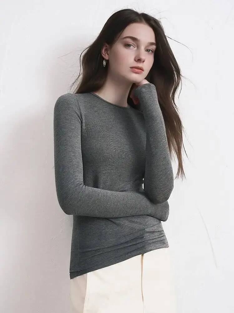 Haut à manches longues en méla - Winter Clothing For Woman avis et prix