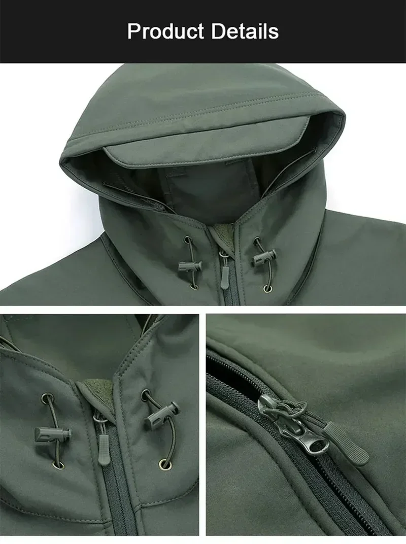 Assaut à coque souple de camou - Windproof Jacket Softshell avis et prix
