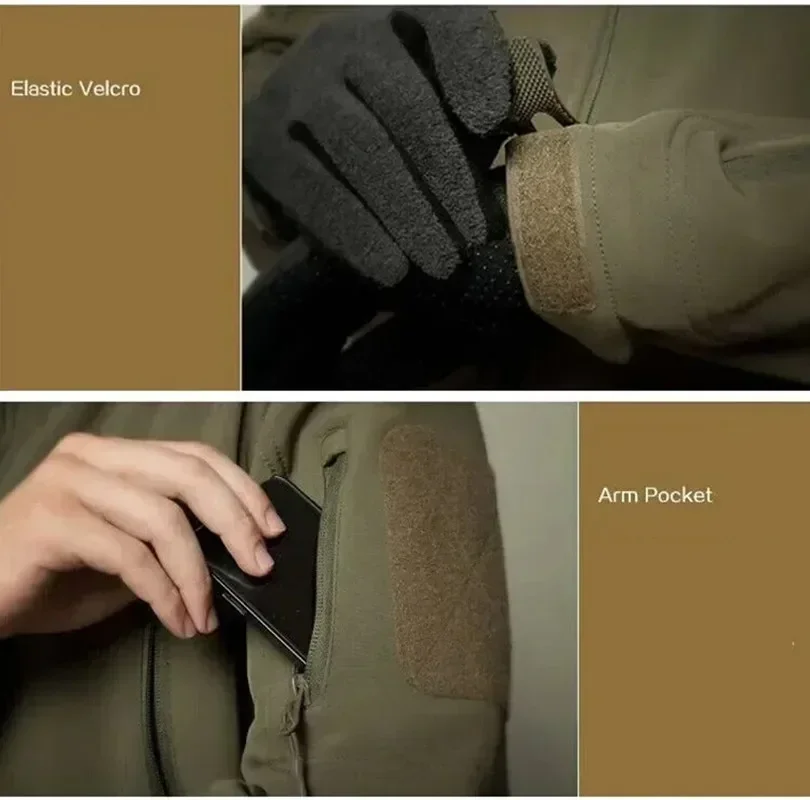 Assaut à coque souple de camou - Windproof Jacket Softshell avis et prix